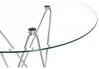 Стеклянный стол АЙС 80