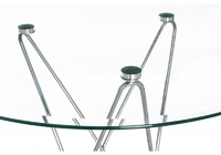 Стеклянный стол АЙС 80